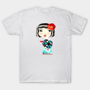 Girl and Cute Fish/Lilah & Luna T-Shirt